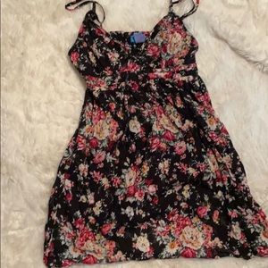 Floral spaghetti dress